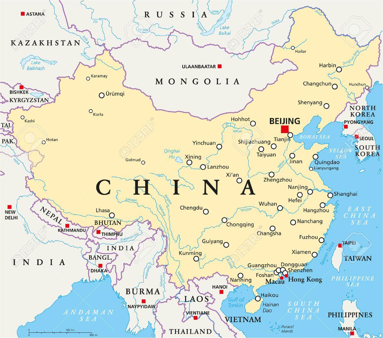 kina mapa Grad Kine mapu   Kina je mapa kapitala (Istočna Azija   Aziji) kina mapa