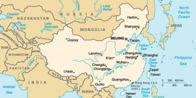 Drevni mapu Kine