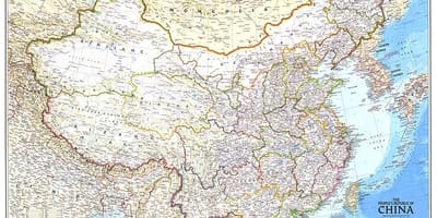 Mapa republike Kine